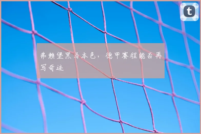 弗赖堡黑马本色,德甲赛程能否再写奇迹