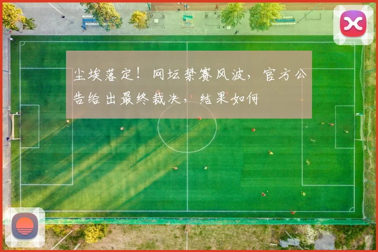 尘埃落定!网坛禁赛风波,官方公告给出最终裁决,结果如何